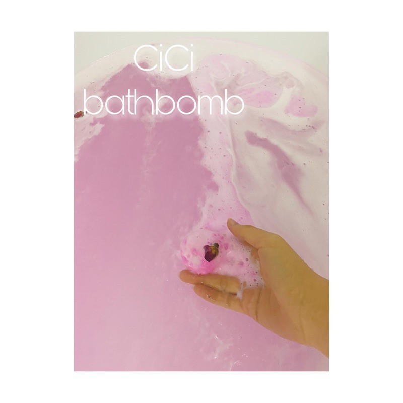 Bom tắm hoa hồng (Rose Bath Bomb)
