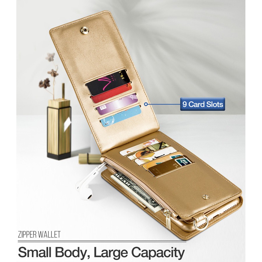 Bao da dạng túi cho điện thoại  iPhone 6 6s 7 8 plus X | BigBuy360 - bigbuy360.vn