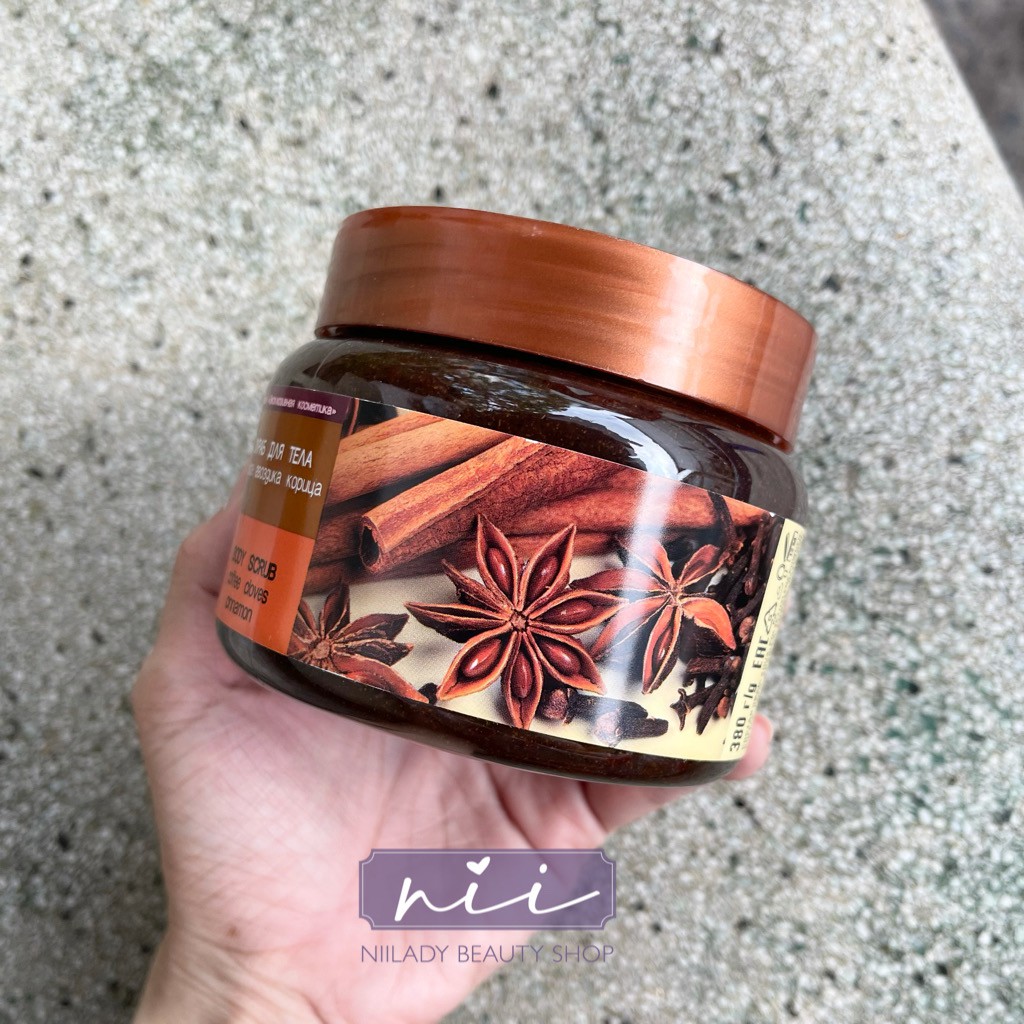Tẩy da chết body cà phê quế hồi Bilena