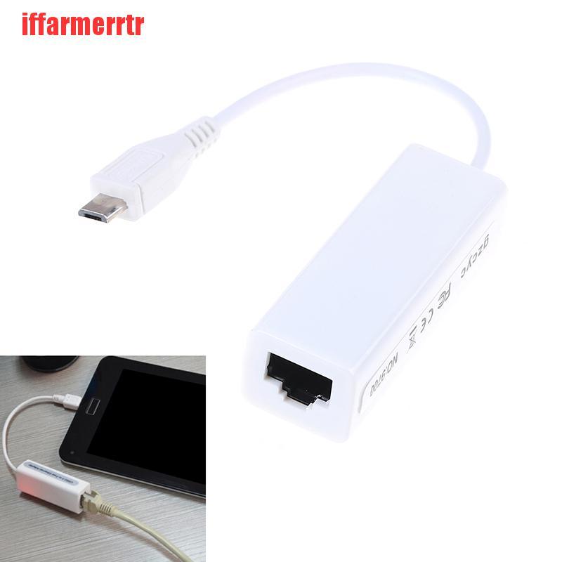 Bộ Chuyển Đổi Mạng Lan 5-pin Micro Usb 2.0 Sang Rj45 Lan Ethernet 100mbps Cho Máy Tính