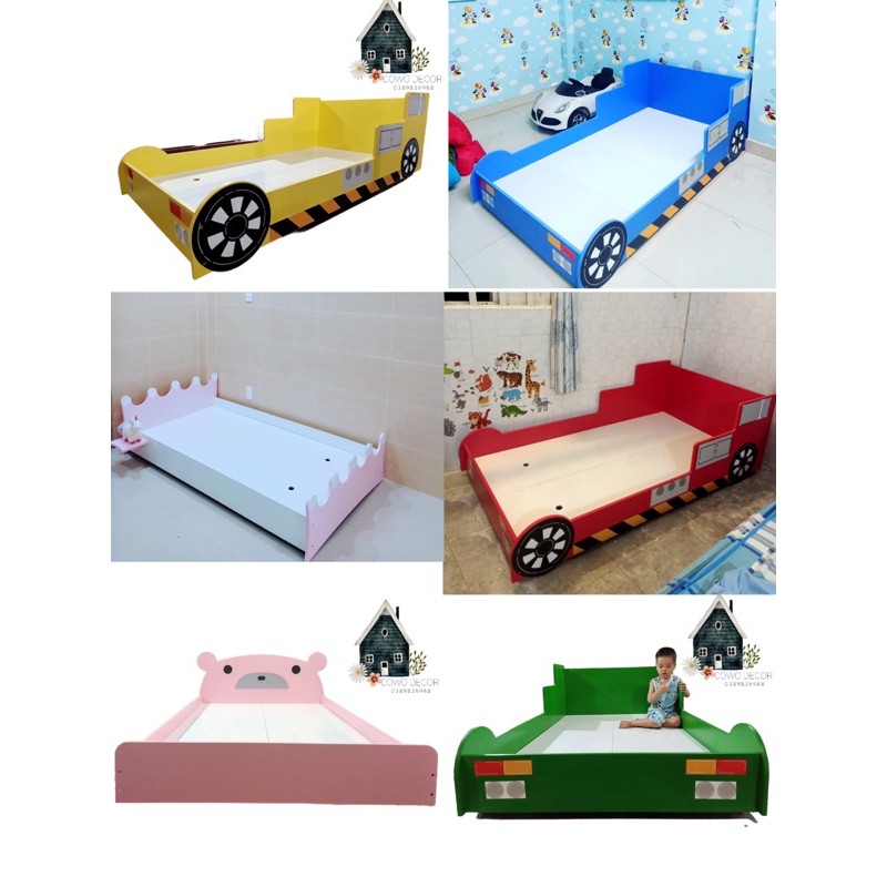 Giường ngủ cho bé 1m9 gỗ MDF
