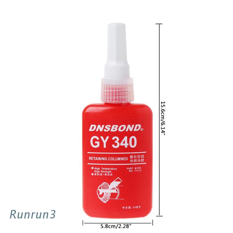 Keo dán ốc vít GY340 phủ kín ren đóng rắn nhanh khô độ bền cao