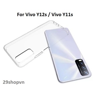 Ốp Vivo Y12s / Vivo Y11s dẻo trong suốt (Loại đẹp)
