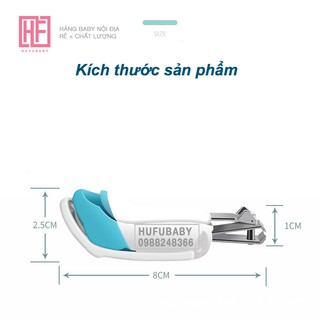 Cắt móng tay có kính lúp an toàn cho bé