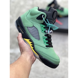 Giày thể thao sneaker nam nữ bóng rổ jd5 xanh đầy đủ phụ kiện hình ảnh tự chụp thật