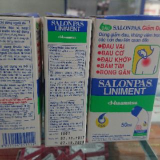 Salonpas liniment lăn giảm đau