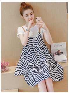 Set đầm bầu kiểu yếm cao cấp