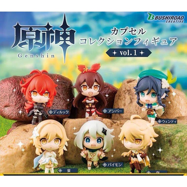 Bộ 6 Mô Hình Nhân Vật Trong Genshin Impact Game Action