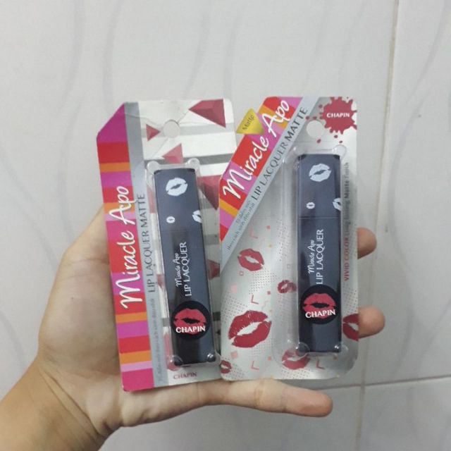 Son lì Miracle Apo Lip Lacquer 3ml