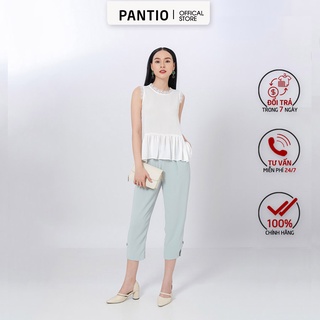Áo sơ mi chất lụa không tay dáng suông nhẹ fas31694 - pantio