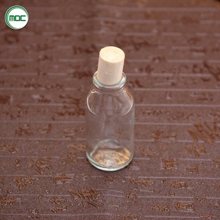 Lọ thủy tinh 100ml nút bần cao 10,5cm đựng bột các loại hoặc trang trí nhà cửa