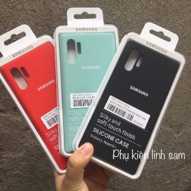 Ốp Lưng Samsung Galaxy Note 10 Plus/ Note 10+ Silicone Chống Bẩn silicon cover