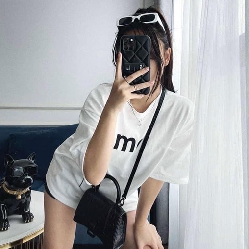 Áo thun tay lỡ Unisex , áo thun nam nữ Bingshop form rộng túi zip