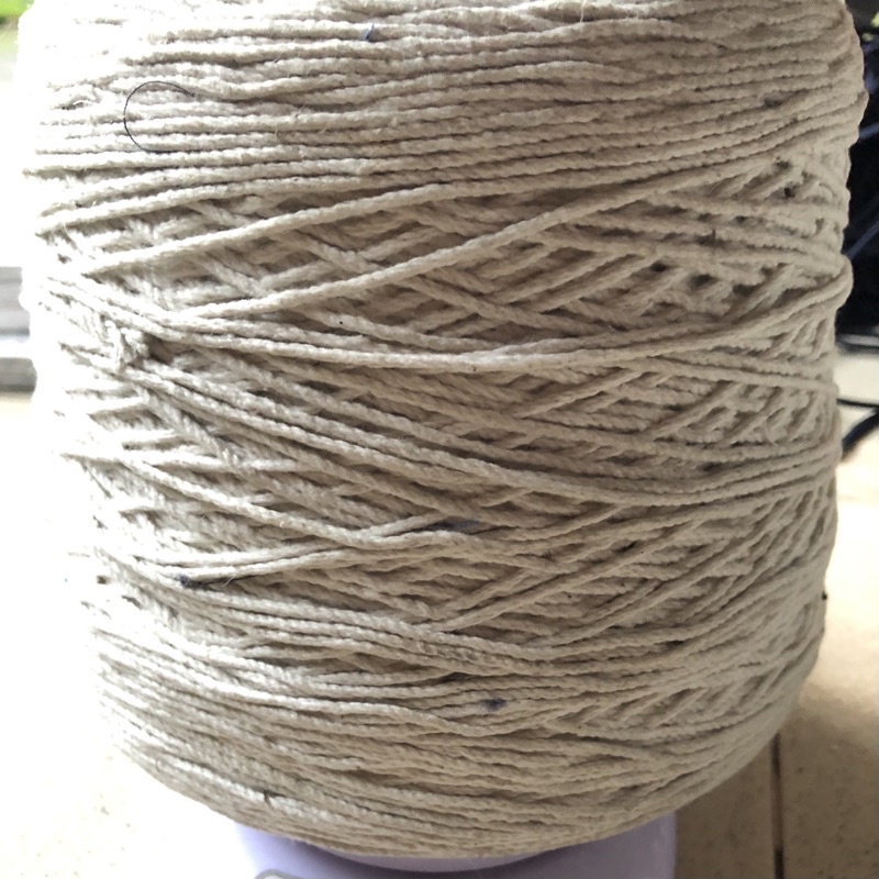 1.5kg - cuộn cotton xoắn 2mm dùng làm macrame