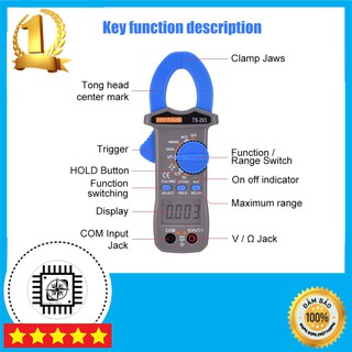 Đồng hồ ampe kìm hytais ts 203