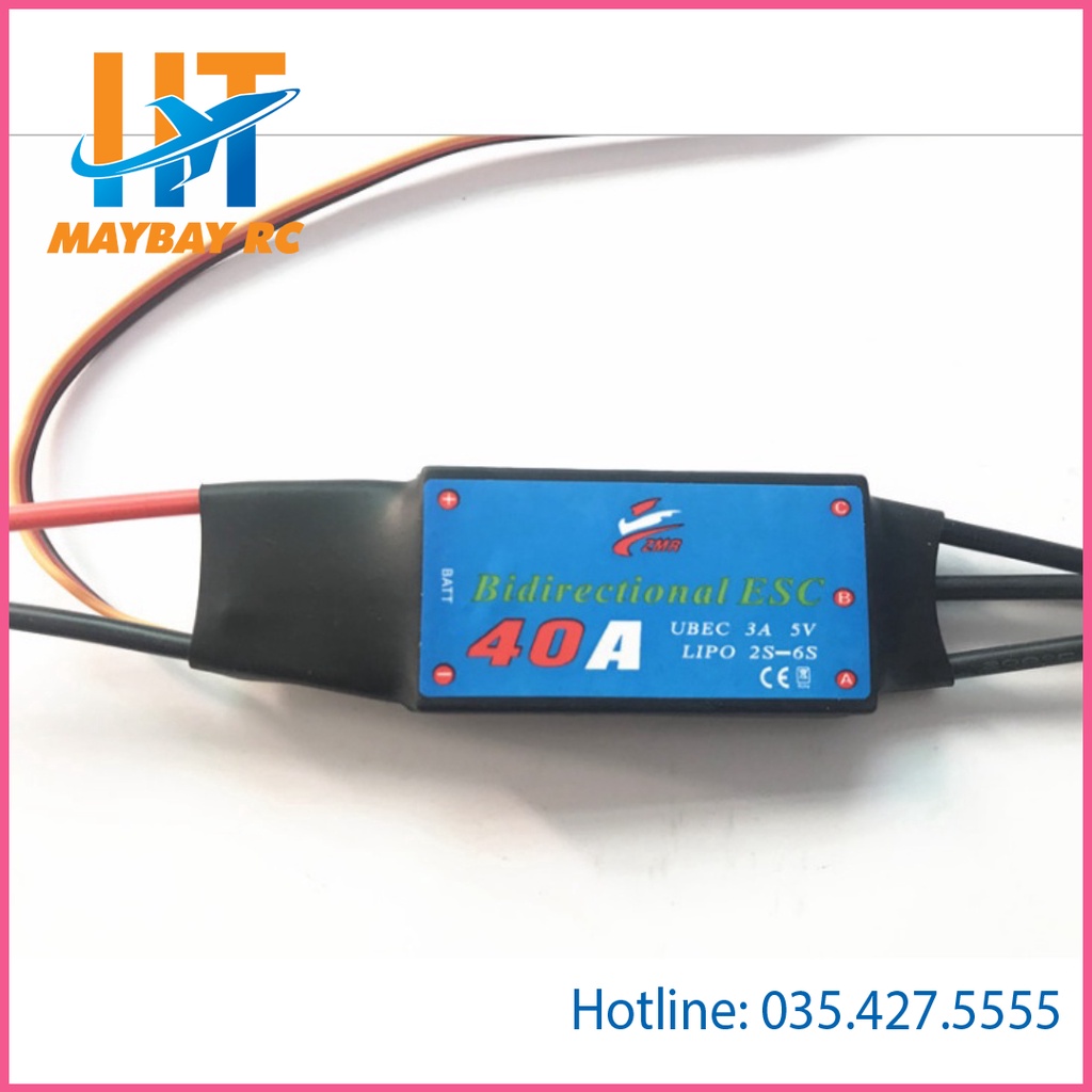 Brushless ESC 60A 40A 30A bộ điều khiển tốc độ động cơ không chổi than cho xe tàu có đảo chiều