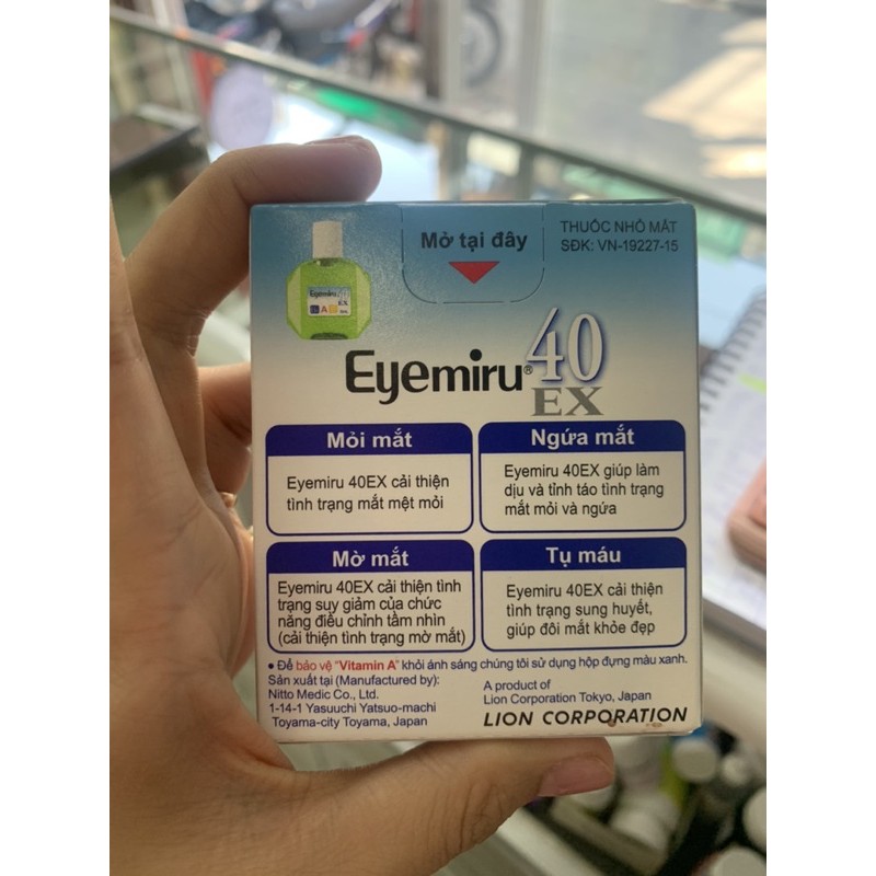 Eyemiru 40 EX - Chai nhỏ mắt Nhật Bản