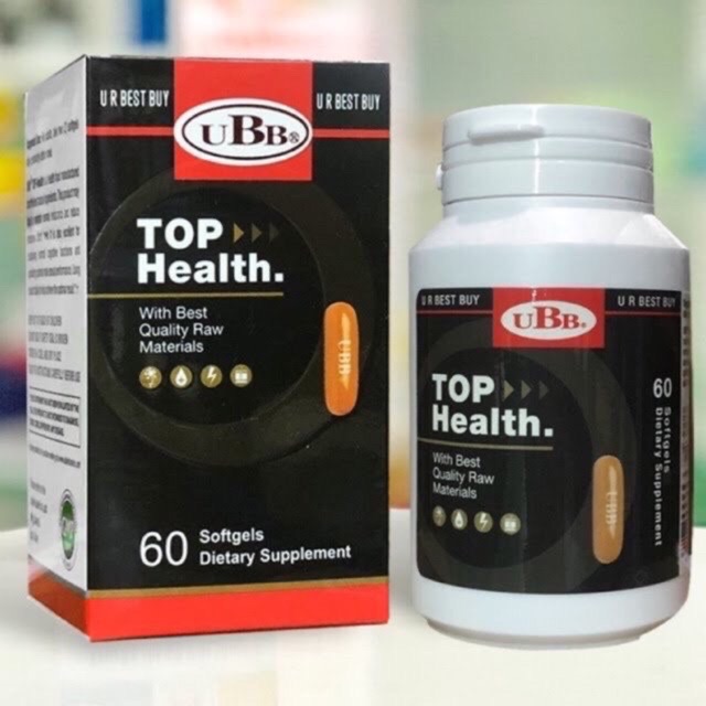 Top Health UBB (USA)(hàng chính hãng)(nhân sâm, linh chi ,nhung hươu...bồi bổ cơ thể, nâng cao sức khỏe, chán ăn,ngủ kém