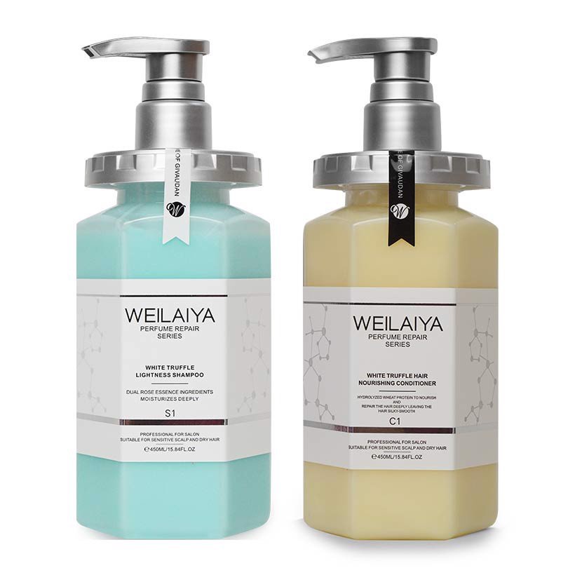 Combo gội xả phục hồi Nấm Truffle + Ủ tẩy da chết dưỡng trắng da body vỏ hồ đào Weilaiya