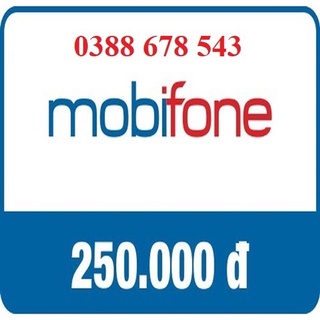 250K - Combo thẻ Mobifone 50K và 200K