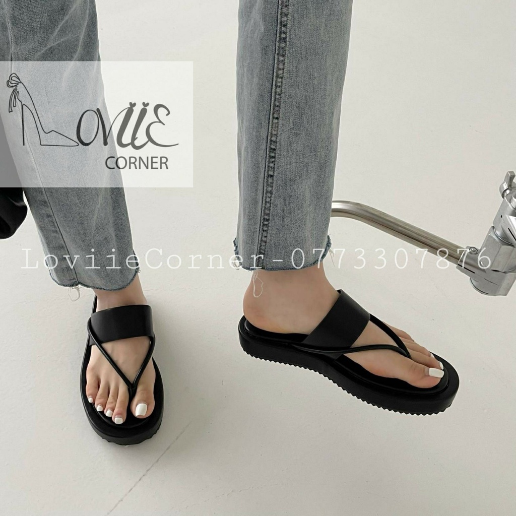 DÉP XUỒNG LOVIIECORNER - SANDAL THỜI TRANG BÁNH MÌ - DÉP NỮ QUAI NGANG ĐỄ XUỒNG D211013 D220421