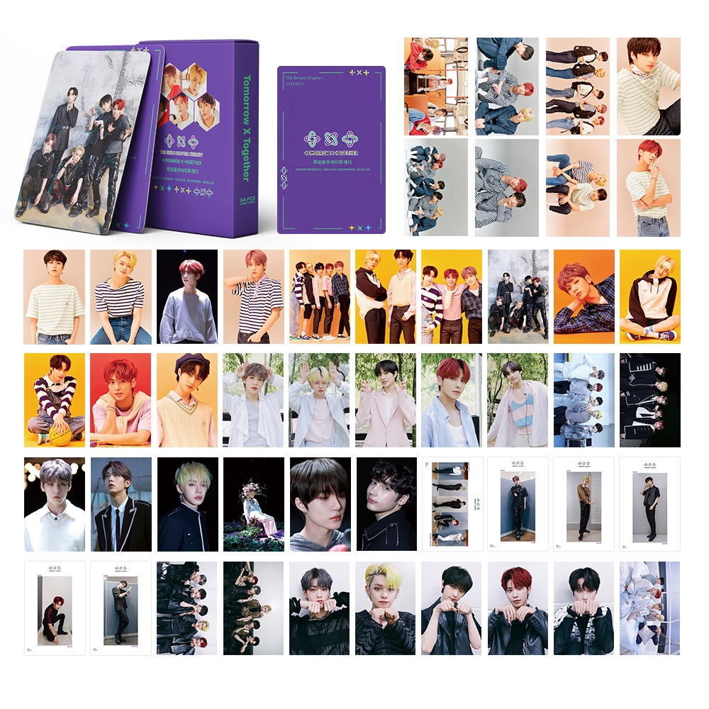TXT 2022 DREAM WEEK MOA PRODUCTION Photocard Album TXT FREEZE Lomo Card 54Pcs/Box