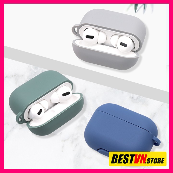 [LOẠI XỊN CỰC DÀY] Ốp Bảo Vệ AIRPODS PRO, Siêu Dẻo, Chống Nước, Chống Bám Bẩn, Ôm Khít Chắc Chắn