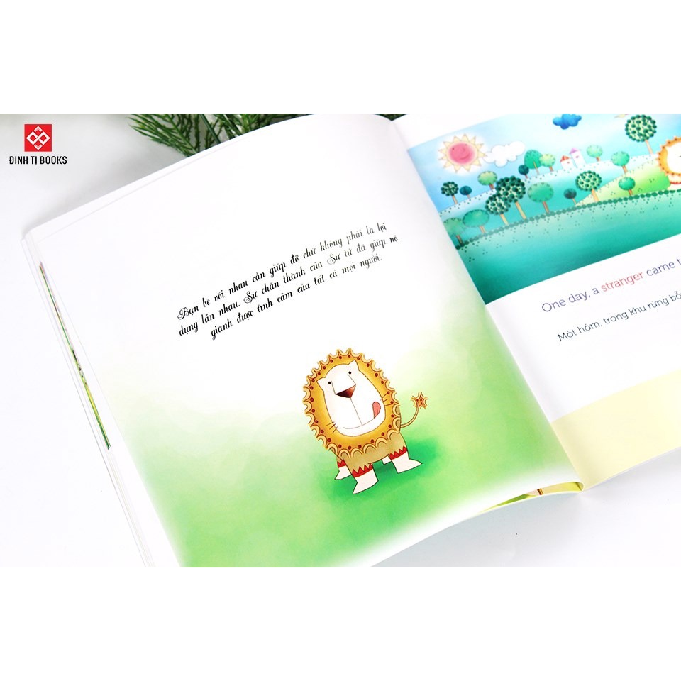 Sách thiếu nhi - Nuôi dưỡng tâm hồn - Truyện tranh song ngữ Anh-Việt