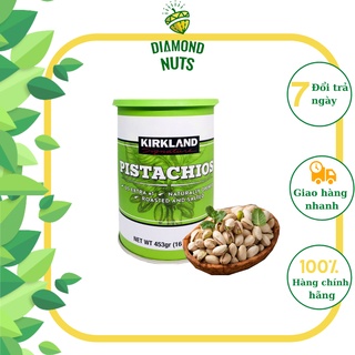 Hạt Dẻ Cười - Pistachio - Không Tẩy Trắng, Không Bị Yểu - Kirkland Mỹ - 453g Diamond Nuts
