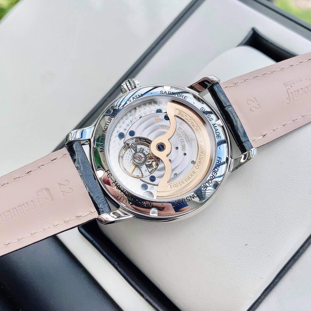 Đồng hồ Nam Frederique Constant FC-710MC4H6 Classics, dây da, kính shapphire - Máy cơ tự động