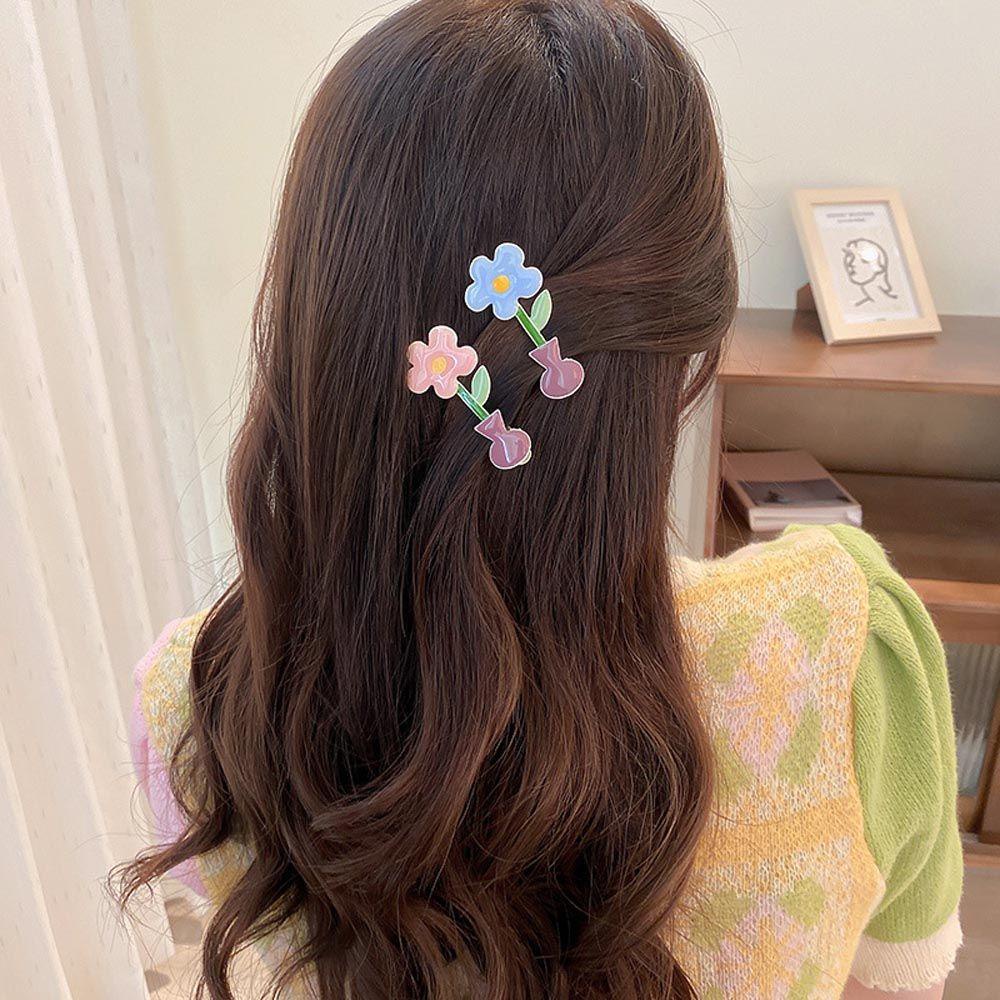 EXPEN Kẹp Tóc Hình Hoa Tulip Ngọt Ngào Cho Nữ