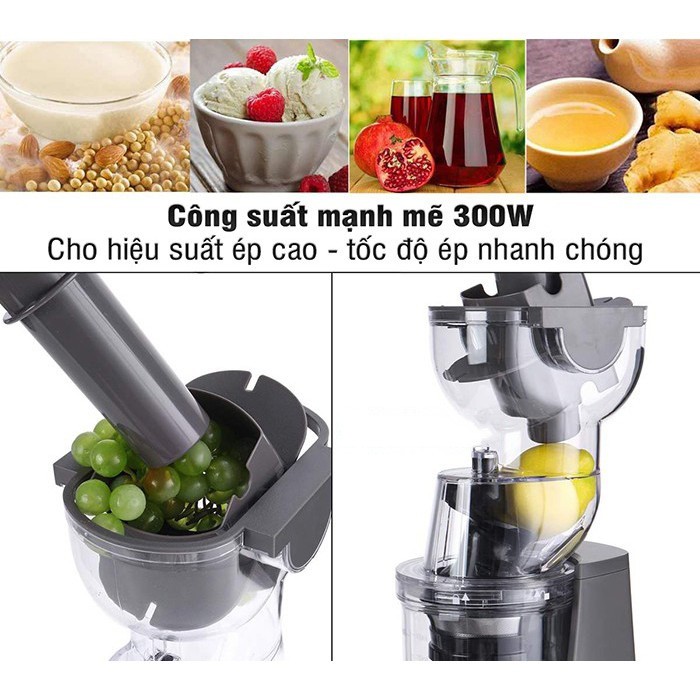 Máy ép hoa quả SOKANY JE-32- máy ép chậm chuyên nghiệp cao cấp- Bảo hành 1 năm