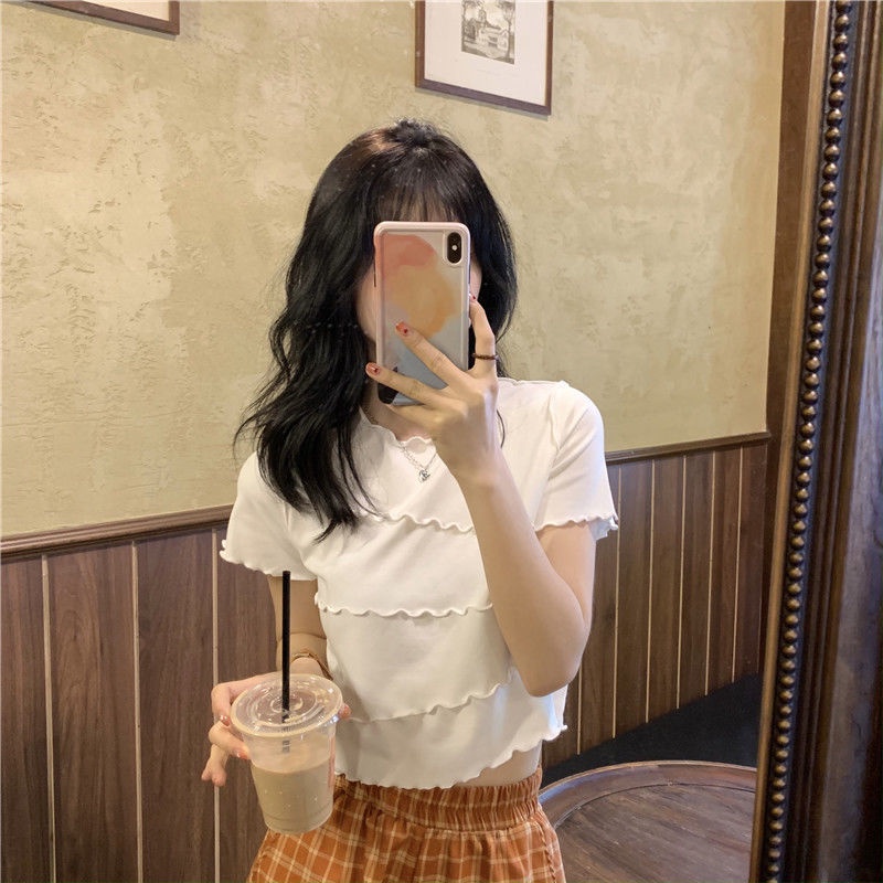 Áo thun tay ngắn phong cách Hàn Quốc thời trang cho nữ JL-TX-123