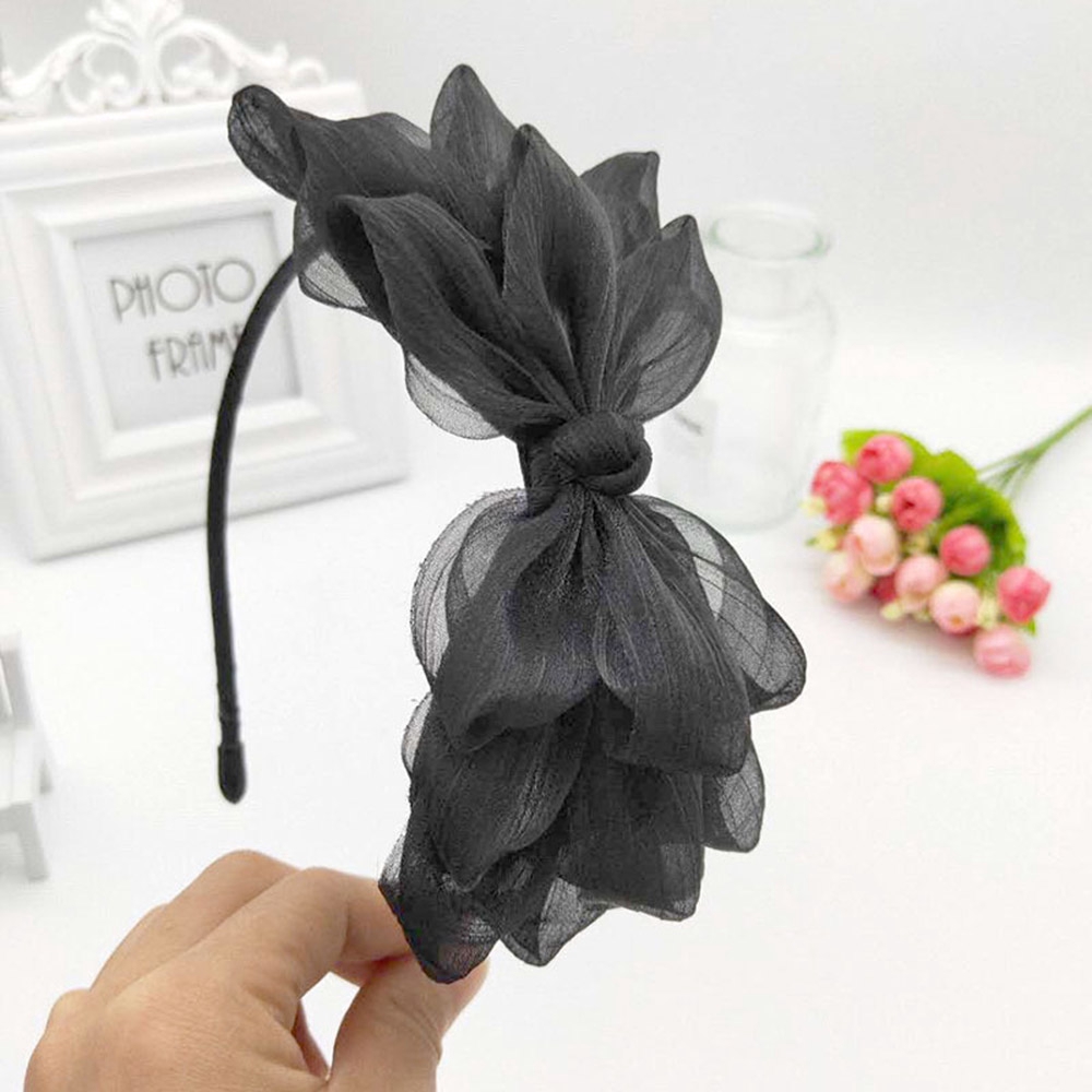 Cài tóc trang trí nơ to xinh xắn nữ tính