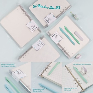 [CHÍNH HÃNG] Sổ còng viết thư pháp calligraphy chuyên dụng sổ viết bullet journal giấy xịn 120gsm 200 trang