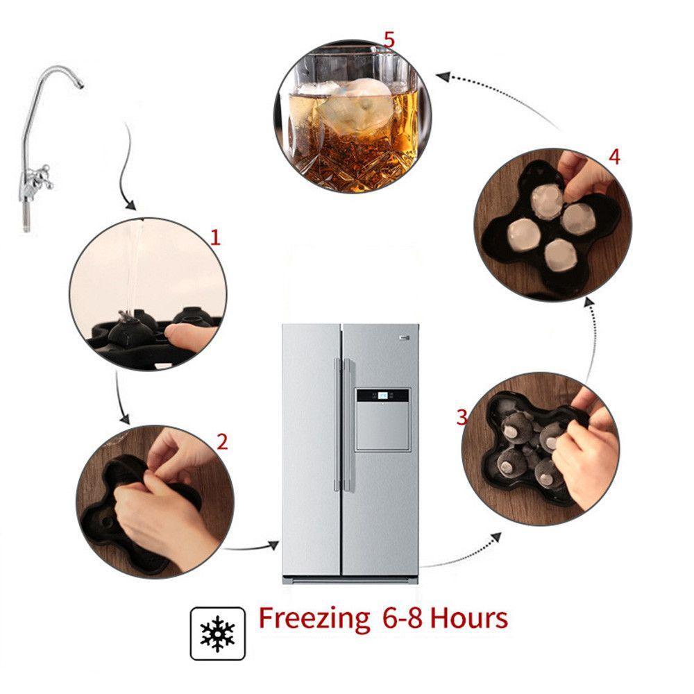 Jane Khuôn Làm Kem Que Hình Đầu Lâu Có Thể Tái Sử Dụng Làm Quà Tặng Giáng Sinh