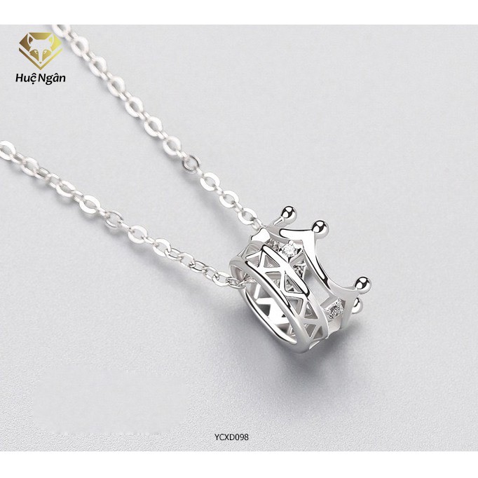 Dây chuyền bạc 925 Huệ Ngân - Vương miện Công chúa YCXD098
