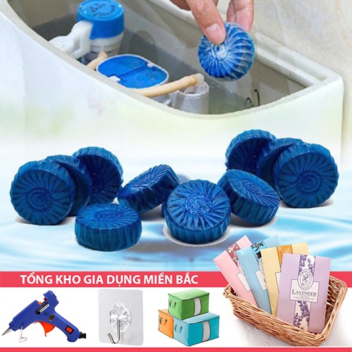 [Tổng Kho Sỉ] Combo 10 Viên Khử Mùi Tẩy Bồn Cầu Thế Hệ Mới 2X- Thả Xả Toilet Diệt Khuẩn, Tẩy Sạch Vệ Sinh Vết Bám Bẩn