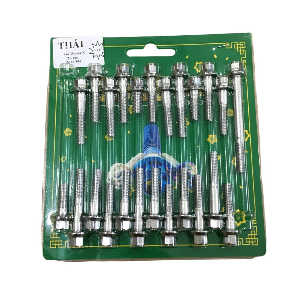 BỘ ỐC LỐC MÁY SALAZA THÁI LAN  GẮN NHIỀU DÒNG XE