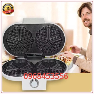 Máy Làm Bánh Waffle, bánh tổ ong, bánh kep Đôi