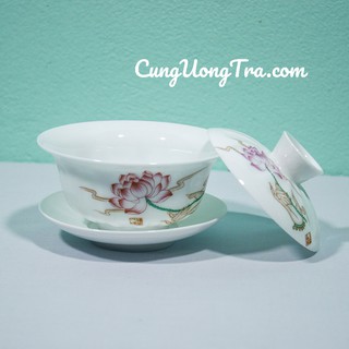 Chén Khải Uống Trà - Chén Khải Sứ