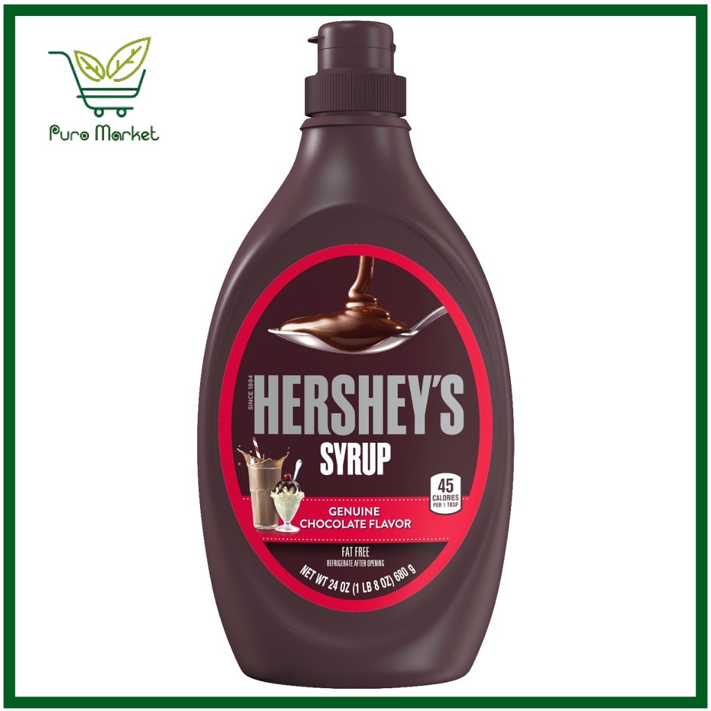 Siro Hersheys Syrup Chocolate Flavor 680ml