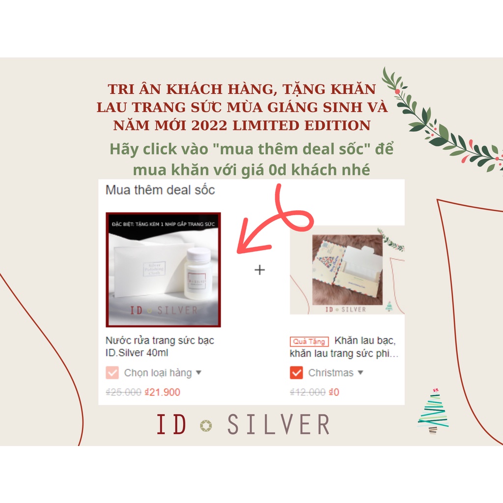 Nước rửa trang sức bạc ID.Silver 40ml