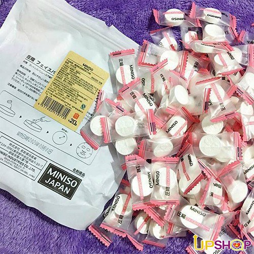 Mặt Nạ Giấy Nén Miniso (Lẻ 1 Viên) Du Lịch