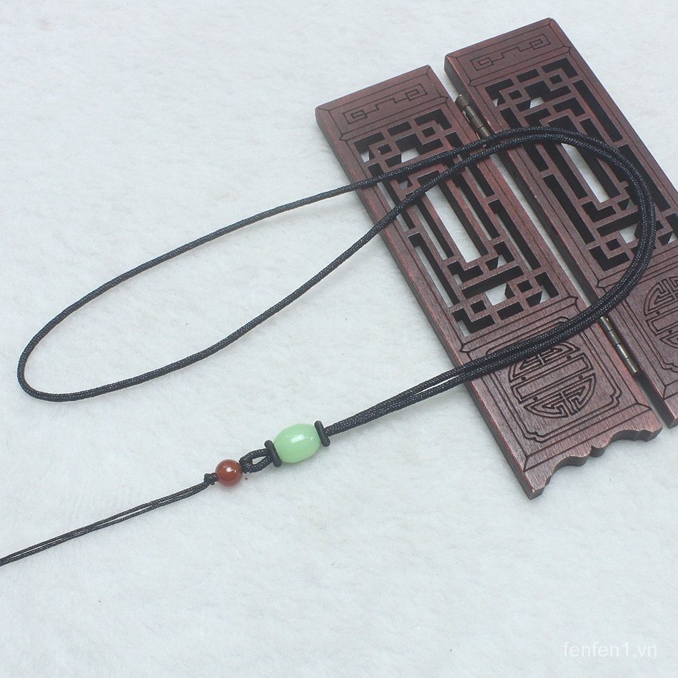 Vòng cổ mặt đá ngọc bích đơn giản thời trang mới cho nam và nữ