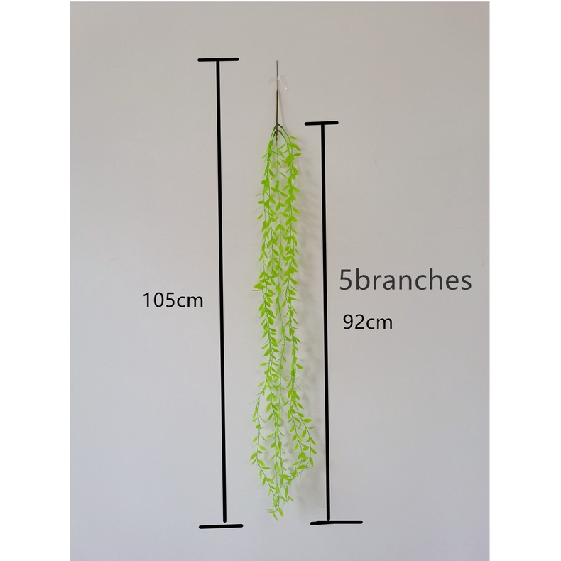 Dây Leo Nhân Tạo 105cm Trang Trí Nhà Cửa hoa giả décor trang trí tường