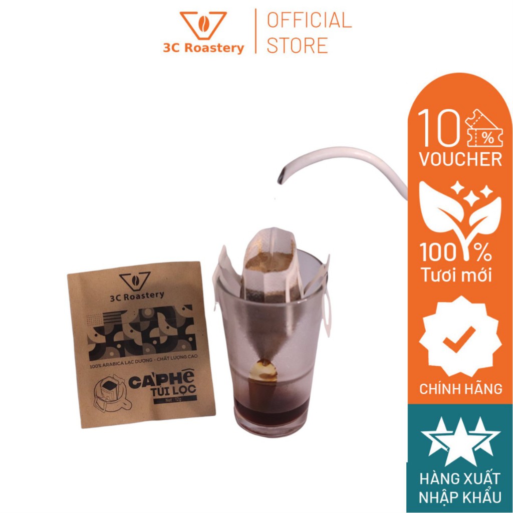 HỘP CÀ PHÊ PHIN GIẤY - Ủ LẠNH COLD BREW - DRIP BAG TIỆN LỢI - 3C Roastery