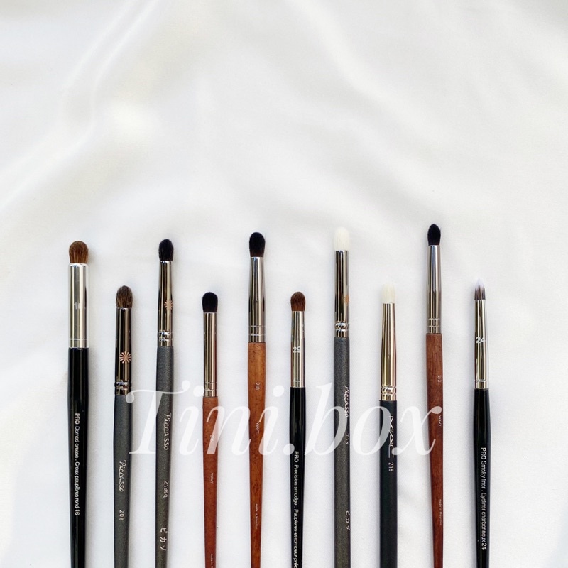 Cọ nhấn đuôi và hốc mắt  Spr16, Spr29, Spr 24, MUFE212, MUFE216, MUFE218, Pcs208, Pcs219, Pcs219sq, M.219