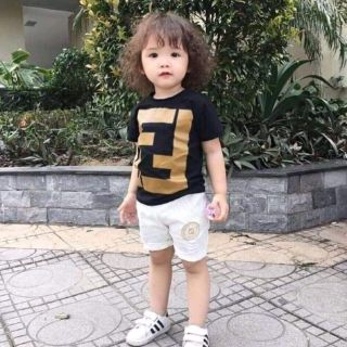 Set áo in FF quần kaki