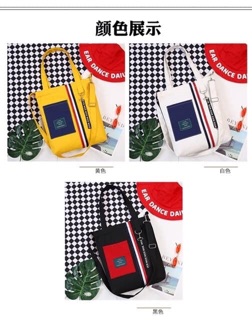 Túi tote sọc phối túi